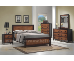 Set Kamar Tidur Black Browny JMS-001