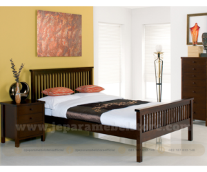 Set Kamar Tidur Jari-Jari Minimalis JMS 009 Toko Mebel Online jepara mebel store www.jeparamebelstore.com