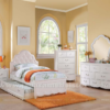 Set Kamar Tidur White Cutie JMS 004 Toko Mebel Online Jepara Mebel Store www.jeparamebelstore.com