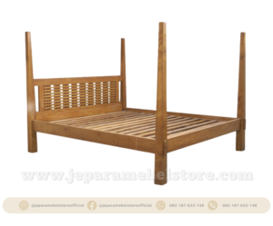 Tempat Tidur Jati 4 Poster JMS-013