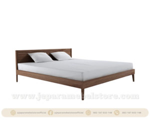 Tempat Tidur Simple Teak Wood Bed JMS 003