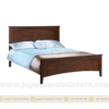 Tempat Tidur Minimalis Simple Wood Bed Jati JMS 017 www.jeparamebelstore.com