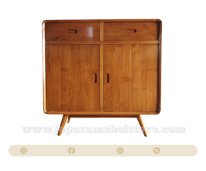 Bufet Minimalis 2 Pintu Jati Toko Mebel Online Jepara Mebel Store www.jeparamebelstore.com