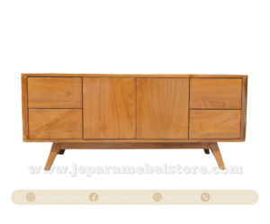 Bufet TV Minimalis Retro Faceless Toko Mebel Online Jepara Mebel Store www.jeparamebelstore.com