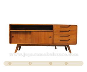 Bufet TV Minimalis Retro Laci Susun Toko Mebel Online Jepara Mebel Store www.jeparamebelstore.com