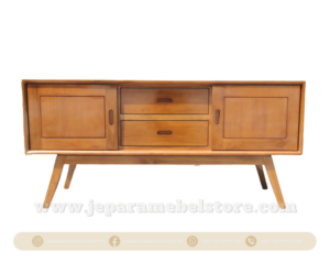 Bufet TV Minimalis Retro Modern Toko Mebel Online Jepara Mebel Store www.jeparamebelstore.com