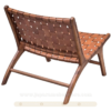 Lazy Seat Jati Kombinasi Leather Toko Furniture Online Jepara Mebel Store jeparamebelstore.com