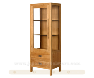 Lemari Display Minimalis 1 Pintu Toko Mebel Online Jepara Mebel Store www.jeparamebelstore.com