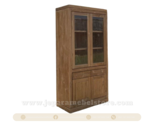 Lemari Display Minimalis 2 Pintu Toko Mebel Online Jepara Mebel Store www.jeparamebelstore.com