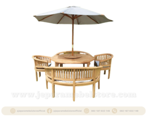 Meja Payung Taman Outdoor Toko Mebel Online Jepara Mebel Store www,jeparamebelstore.com