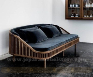 Minimalis SofaBed Jati Jari-Jari Toko Mebel Online Jepara Mebel Store www.jeparamebelstore.com