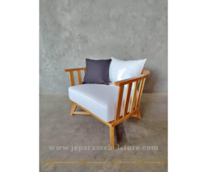 Single Sofa Minimalis Jati Toko Mebel Online Jepara Mebel Store www.jeparamebelstore.com