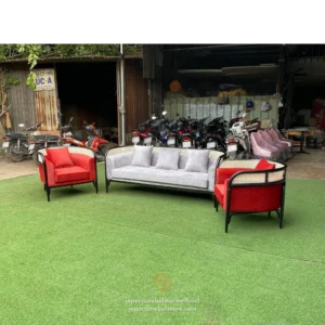 Sofa Tamu Minimalis Prisma Jati Kombinasi Rotan Jepara Mebel Store jeparamebelstore.com