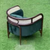 Dark Green Single Sofa Modern Big Hug Arm Jepara Mebel Store jeparamebelstore.com