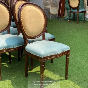 Kursi makan Klasik Jati Teak Brown Jepara Mebel Store jeparamebelstore.com
