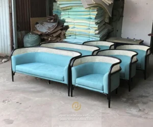 Sofa Jati Kombinasi Rotan Naesya Jepara Mebel Store Jeparamebelstore.com