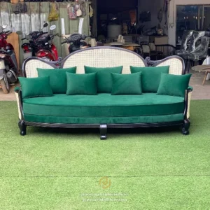 Sofa Classic Teressa Jati Kombinasi Rotan Jepara Mebel Store jeparamebelstoreofficial jeparamebelstore.com