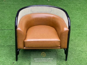 Sofa Set Minimalist Jati Rotan Modern Big Hug Arms Jeparamebelstore.com