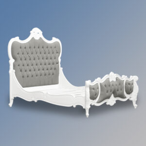 Tempat Tidur Ukir Mewah Alfred Grey Jepara Mebel Store jeparamebelstore.com